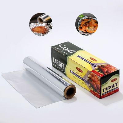 300mm Heavy Duty 8011 엠보스 컬러풀 키친 실버 알루미늄 엽 롤 포일링