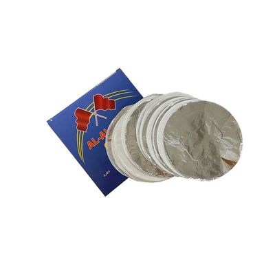 일회용 둥근 모양 호카 후일 종이 50pcs 셔 호카 후일 석탄 알루미늄 후일 종이