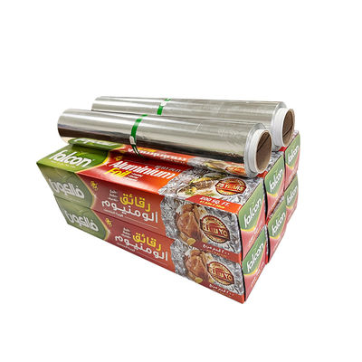 맞춤 로고 및 두께 식품 포장용 중량 알루미늄 엽 종이 롤