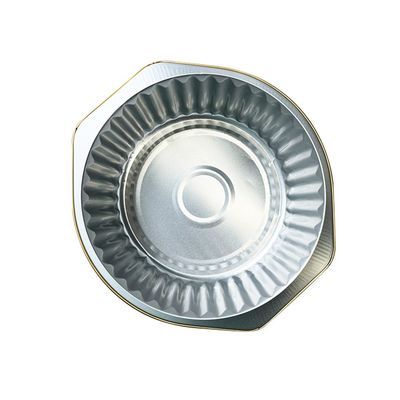 반려동물 식품 포장 알루미늄 필름 칠면조 트레이 일회용 필름 베이킹 팬 둥근 오븐 컨테이너