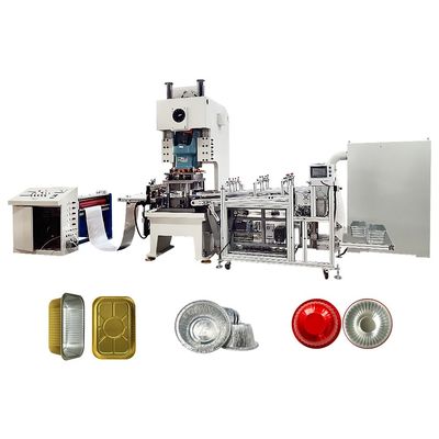 2500mm*1300mm*1600mm 알루미늄 포일 컨테이너 제조 기계 항공 식품 포장