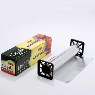 300mm Heavy Duty 8011 엠보스 컬러풀 키친 실버 알루미늄 엽 롤 포일링