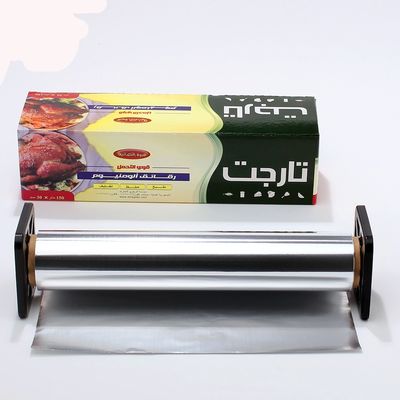 300mm Heavy Duty 8011 엠보스 컬러풀 키친 실버 알루미늄 엽 롤 포일링