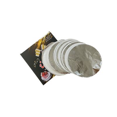 맞춤형 두께 120mm 둥근 크기 하카에 사용 가능한 일회용 알루미늄 시샤 필름