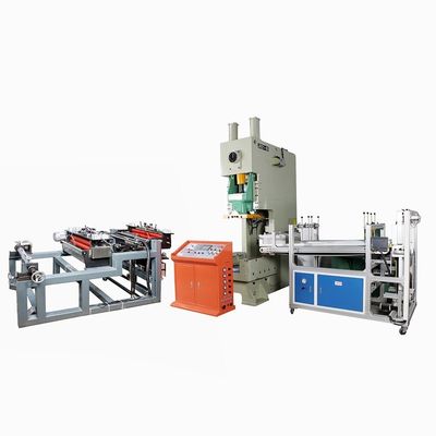 7.5KW 메인 모터 파워 음식점 내보내기용 알루미늄 엽 컨테이너 제조 기계