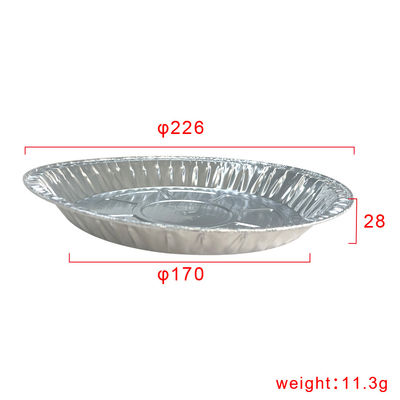 식료품용 알루미늄 엽 컨테이너 트레이 일회용 진 엽 접시 및 식품 보관